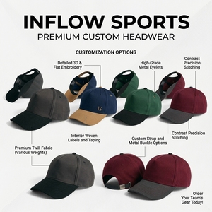 Casquette de baseball unisexe à 6 panneaux, bicolore vert et marron, ajustable, en tissu sergé uni, style décontracté - Product Image 6