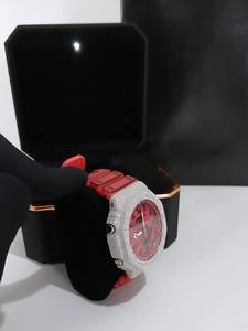 Buss Down Pass Diamond Tester GA2100 Lunette de montre Moissanite personnalisée entièrement sertie de pierres, accessoire de montre Moissanite - Product Image 2