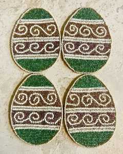 Premium <b>Beaded</b> Drink <b>Coaster</b> Set Handmade Table Accessories for Hotels and Restaurants At Best Price - Product Image 3
