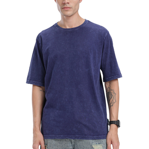 Stone Wash Cotton <b>T</b>-<b>Shirt</b> Men's Casual Wear Short Sleeve O-Neck Jersey tshirts men streetwear distressed vintage washed <b>t</b> <b>shirts</b> - Product Image 1