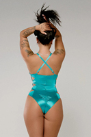 2026 Combinaison une pièce moulante extensible pour femme, tenue de performance, body de pole dance, body gainant respirant