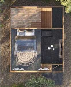 Maison de type N4, clé en main, modulaire, nouvelle, de 43 m², en matériaux de bambou préfabriqués, design moderne, de qualité supérieure, fabriquée au Vietnam. - Product Image 2