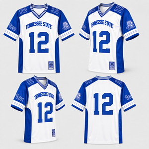 Camiseta de Fútbol Personalizada Vintage para Graduados de Universidad - 100% Poliéster, Manga Corta, Estampado Frontal, para Hombre Adulto - Product Image 5