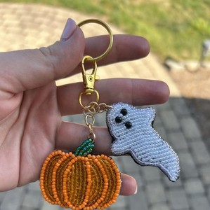 Hot Trendy Fruit Seed Beadwork Keychain Embroidered Boho <b>Bag</b> <b>Charm</b> For <b>Bags</b> Keys Fashion Accessory Premium Gifting & Key Rings - Product Image 4