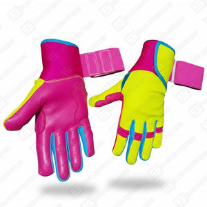Guantes de Bateo de Béisbol Profesionales Nuevos, Ligeros y Suaves, de Cuero Genuino, con Puño Largo y Doble Correa para Adultos y Jóvenes - Product Image 6