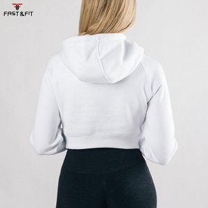 Sudadera Corta con Capucha Estampada Personalizada de Alta Calidad para Mujer, 100% Algodón, Impermeable - Product Image 4