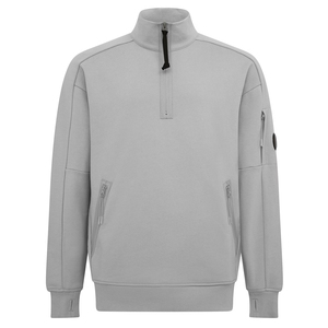 Nuevas sudaderas básicas con media cremallera para niños a bajo precio, de secado rápido, estilo urbano, sudaderas con media cremallera para hombre en color liso. - Product Image 2