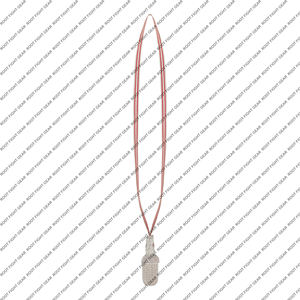 Nœud de sabre polonais en fil de bullion blanc, fait main, en matériau personnalisé, avec logo brodé en bullion, de la marque Root Fight Gear. - Product Image 2