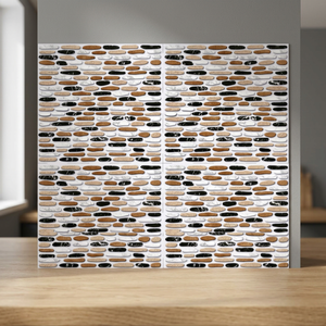 Série Punch Carreaux de piscine en mosaïque bleue lumineuse 300x300mm Porcelaine émaillée en gros - Product Image 5