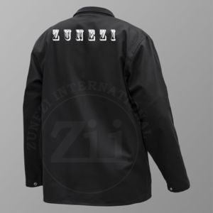Chaqueta de Trabajo Negra ZUNEZI, Resistente al Calor, Manga Larga, Logotipo en la Espalda, con Bolsillo para Respirador, Protección Contra Incendios para Mecánicos y Electricistas - Product Image 1