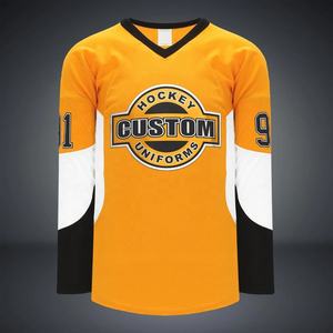 Ropa de equipo de Hockey sobre hielo de alta calidad, uniformes deportivos sublimados bordados - Product Image 3