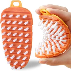 2 Pcs Quick Cleaning <b>Vegetable</b> Brushes All-Kinds <b>Fruit</b> & <b>Vegetable</b> <b>Tools</b> - Product Image 1