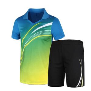 Conjunto de Uniforme de Fútbol de Manga Corta, 100% Algodón, Secado Rápido, Personalizable - Product Image 1