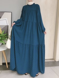 Abaya Modern Dress Muslim <b>Islamic</b> Clothing Women Abaya Solid Color Wholesale Customized - Product Image 6