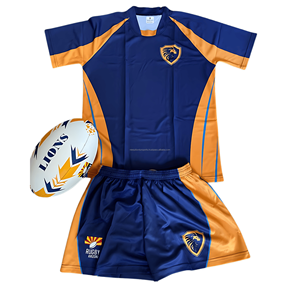 Camiseta sublimada de rugby de poliéster de alta calidad, ropa deportiva transpirable de Color de diseño personalizable para adultos a un precio razonable - Product Image 1