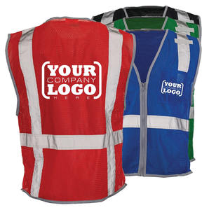 Chaleco de Alta Visibilidad para Hombre, Impermeable, Transpirable, con Bolsillos Desmontables, para Guardias de Seguridad, Construcción Industrial - Product Image 2