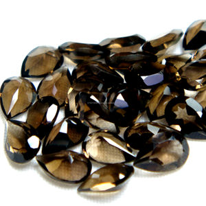 Cuarzo ahumado natural Piedra de corte Marquesa natural Fabricación de joyas de oro/plata Piedra preciosa Corte facetado Venta al por mayor - Product Image 1