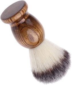 Barber Pro Men Shaving Face Hair Cleaning Brush Wood Handle Pig Hair Bristle Synthetic Finger Beard Brush Grooming Shaving Brush - Product Image 5