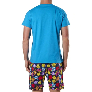 Mens Breathable 100% Cotton Plain Two-Piece Summer Casual Streetwear Premium Quality <b>Set</b> - Product Image 3