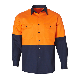 Chemises de travail personnalisées pour mécaniciens, hommes et femmes, manches courtes, polyester durable, haute visibilité, fluorescentes, personnalisables - Product Image 4