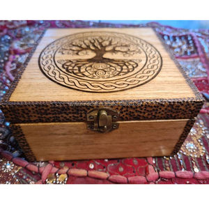 Vintage Style Wooden <b>Jewellery</b> Box with <b>Drawers</b> Elegant <b>Organisation</b> for Storage from India - Product Image 1