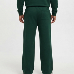 Pantalon de survêtement en molleton éponge personnalisé OEM pour hommes, en coton doux, coupe oversize, couleur unie, style baggy - Product Image 6