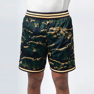 Men's High Waist Fashion Custom Basketball Shorts Summer Training Mesh Shorts 5 Inch Inseam Plain Design Double Single Layer - Product Image 2