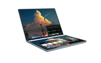 Penjualan langsung dari pabrik Laptop N100 13.5 inci layar ganda bersambung layar sentuh 10 jari tipis kelas atas ringan untuk hadiah kantor