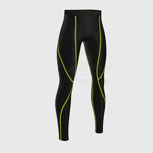 Ensemble de survêtement de compression 2 pièces pour homme, manches longues, tenue de sport active pour la gym, marque privée, fourniture OEM - Product Image 2