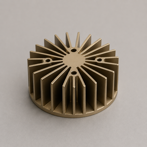 Piezas de Aluminio Mecanizadas por CNC Personalizadas, Piezas de Aluminio Anodizado Fresadas por CNC, Disipador de Calor de Aluminio Anodizado - Product Image 3