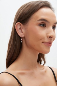 Elegantes Pendientes de Oro de 14K con Diamantes Rosados y Blancos en Forma de Pera Cultivados en Laboratorio, Claridad VS+, Certificados por IGI, Regalo para el Día de la Madre - Product Image 2
