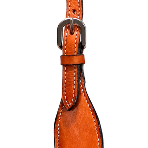 Cincha de Cuero Genuino Occidental para Caballo con Incrustaciones de Cuentas Turquesa y Cierre de Hebilla Ajustable, Equipo de Equitación - Product Image 4