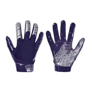 Gants de sport d'extérieur bleus WARPRO INDUSTRY, antidérapants, motif hexagonal, matériau PU, fermeture à boucle, unisexe, utilisables en toutes saisons, personnalisables - Product Image 4