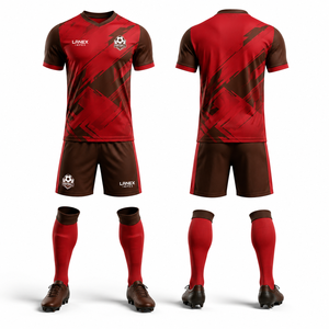 Conjunto de Uniforme de Fútbol Personalizado para Equipos Profesionales y Amateurs, Kit Completo de Camiseta Deportiva con Pantalones Cortos y Calcetines, Logotipo del Equipo - Product Image 5