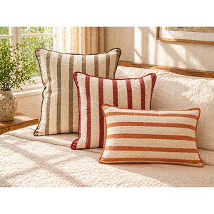 100% Premium Waffle Linen Custom Striped Plush Cushion <b>Cover</b> <b>Throw</b> Pillowcase Decorative Sofa <b>Bed</b> Cushion <b>Cover</b> - Product Image 6