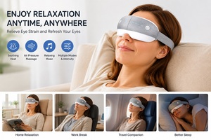 <b>USB</b> Rechargeable Eye Massager Infrared Therapy <b>Heated</b> Eye Relaxation Machine - Product Image 3