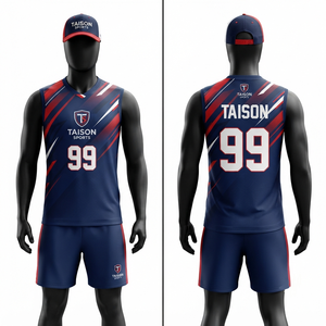 240gsm 100% Polyester Breathable Anti-UV Anti-Bacterial Men's <b>Volleyball</b> Jersey <b>Set</b> Heat-Transfer Printed Custom Logo Short - Product Image 5