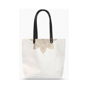 Latest Stock Arrival Customizable Eco-Friendly Design Top Quality Summer Fashion Women's Canvas Grocery Tote <b>Bags</b> on Sale - Product Image 1