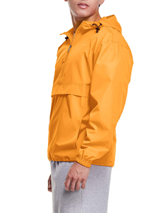 Coupe-vent personnalisé pour homme, imperméable, léger, à col zippé, respirant - Product Image 3