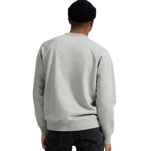 Pull décontracté pour hommes, pull-over, tissu molletonné, couleur unie, streetwear - Product Image 3