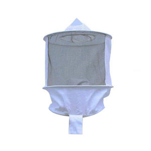 Voile d'apiculteur blanc avec filet en maille et sangle réglable en polyester, coupe standard pour une protection optimale - Product Image 6