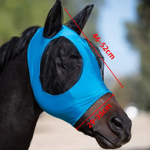 Couvre-mutte anti-mouches pour chevaux, respirant, léger, en maille avec protection des oreilles pour une protection équine quotidienne. Qualité supérieure avec OEM. - Product Image 6