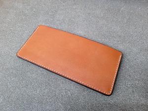 Portefeuille de budget en cuir véritable avec enveloppes à monnaie, vente directe usine, logo personnalisé, porte-monnaie minimaliste LCE-0009 - Product Image 6