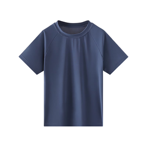 T-shirts décontractés pour garçons, collection été, design tendance, coton doux de qualité supérieure, t-shirts unis pour enfants. - Product Image 2