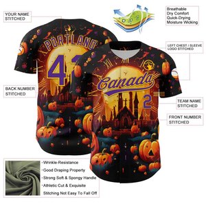 Uniforme de Béisbol Sublimado Directo de Fábrica, Uniformes Deportivos para Equipos, Ropa Deportiva, Camiseta de Béisbol Sublimada - Product Image 3