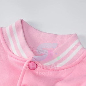 Custom women cropped Varisty <b>Jacket</b> Embroidered Logo High Quality Wool Baseball <b>Jacket</b> - Product Image 3