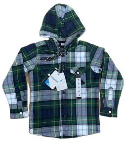 Camisa Hodi para niños, ropa de manga larga, camisas de tela cómodas, camisas de manga larga de algodón 100% para niños, Primavera - Product Image 1