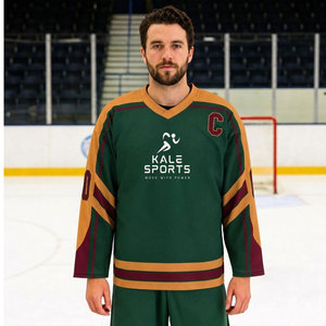Nueva Camiseta de Hockey Unisex Personalizada para Equipos con Impresión por Sublimación, 100% Poliéster, Ecológica, de Secado Rápido y Transpirable - Product Image 1