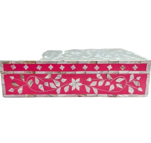 กล่องเครื่องประดับฝังมุกและกระดูกงานฝีมืองานฝีมือที่เก็บของตกแต่งทำด้วยมือเหมาะสำหรับบ้านสุดหรูและของใช้ส่วนตัว - Product Image 2