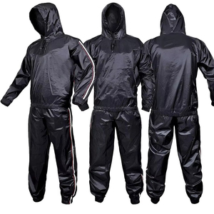 Combinaison de sauna pour hommes pour la perte de poids, fabricant de vêtements de sport en gros, combinaison de sauna avec logo personnalisé, vêtements de fitness pour la transpiration, combinaison de sauna - Product Image 2